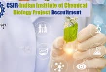 CSIR-Indian Institute of Chemical Biology Project Recruitment IICB Botany SRF Job