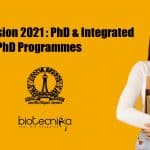 IISc Admission 2021