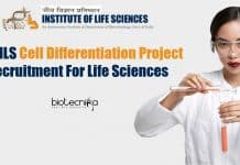 Govt ILS Cell Differentiation Project Recruitment For Life Sciences ILS Bhubaneswar Jobs For