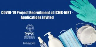 JRF Job at ICMR-NIRT