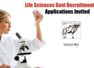 Life Sciences Govt Recruitment at ZSI – Applications Invited MSc Life Science JRF