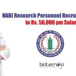 NABI Research Personnel Recruitment