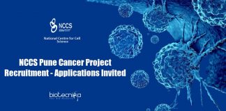 NCCS Pune Research Vacancies