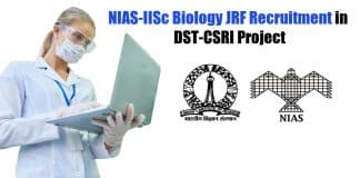 NIAS JRF Recruitment
