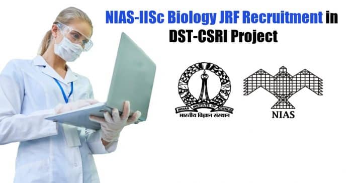 NIAS JRF Recruitment