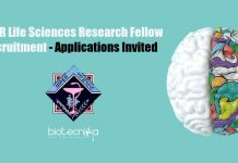 NIPER Life Sciences Research Fellow Recruitment – Applications Invited NIPER Life Sciences