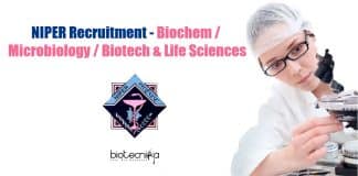 NIPER Recruitment