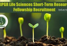 NIPGR Life Sciences Short-Term Research Fellowship Recruitment NIPGR Short-Term Research Fellowships