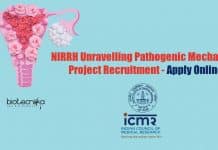 NIRRH Unravelling Pathogenic Mechanism Project Recruitment – Apply Online NIRRH JRF Vacancy Latest