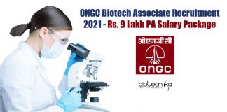 ONGC Biotech Jobs 2021