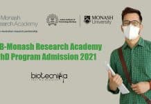 IITB-Monash Research Academy PhD Program Admission 2021 PhD Program Admission 2021