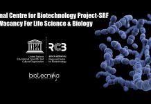 Regional Centre for Biotechnology Project-SRF Vacancy For Life Science & Biology RCB Project-SRF