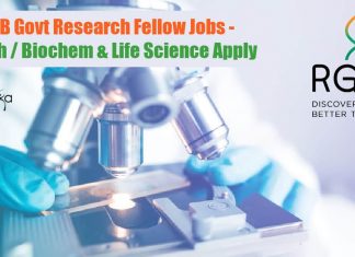 RGCB Govt Research Fellow