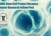 SGPGIMS Stem Cell Project Vacancy – Junior Research Fellow Post SGPGIMS Mol Bio Project
