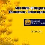 SJRI Microbiology Project Recruitment