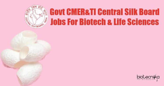 Silk Board CMER&TI Jobs