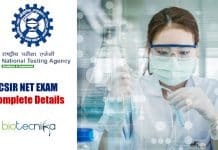 CSIR NET Eligibility Life SCience