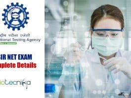 CSIR NET Eligibility Life SCience