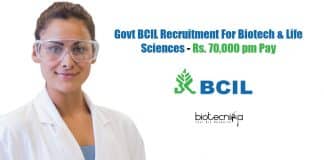 BCIL Recruitment