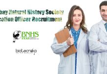 Bombay Natural History Society Education Officer Recruitment BNHS Job