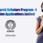 CDFD Research Scholars Program