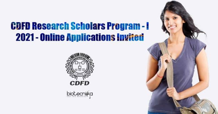 CDFD Research Scholars Program