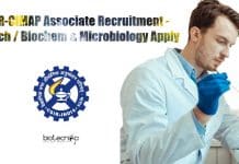 CSIR-CIMAP Associate Recruitment – Biotech / Biochem & Microbiology Apply CIMAP Jobs Latest