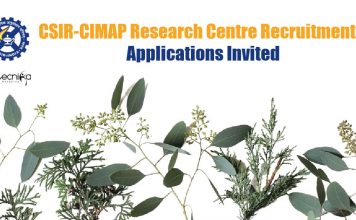 CSIR-CIMAP Research Centre Recruitment