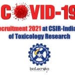 CSIR-IITR Recruitment 2021
