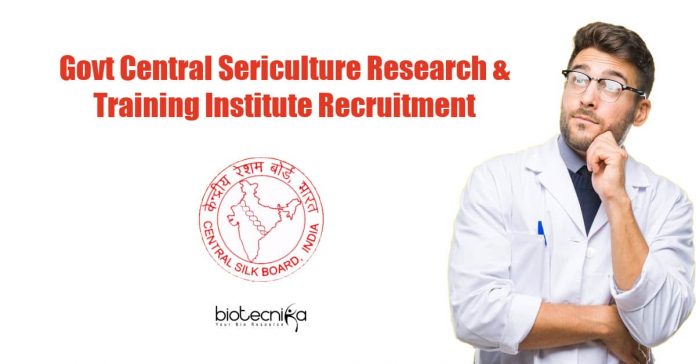 CSRTI Mysore JRF