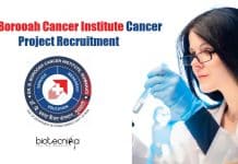 Dr B. Borooah Cancer Institute Cancer Project Recruitment Dr BBCI Research Job