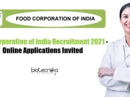 FCI Recruitment 2021