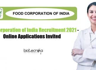 FCI Recruitment 2021