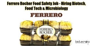 Ferrero Rocher India Job