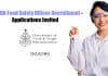 Govt FDA Food Safety Officer Recruitment – Applications Invited Govt FDA Food Safety