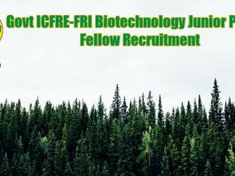 Govt ICFRE-FRI Biotechnology
