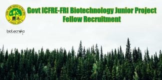 Govt ICFRE-FRI Biotechnology