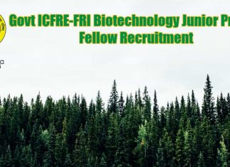 Govt ICFRE-FRI Biotechnology