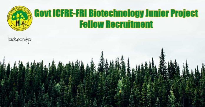 Govt ICFRE-FRI Biotechnology