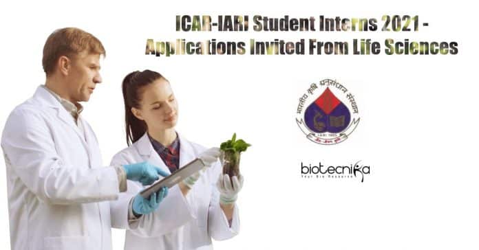 ICAR-IARI Student Interns 2021