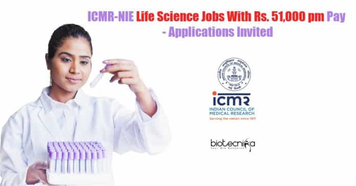 ICMR-NIE Jobs