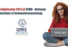 PhD Admission 2021 at ICMR – National Institute of Immunohaematology ICMR-NIIH PhD Admission 2021