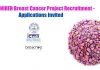 ICMR-NIREH Breast Cancer Project Recruitment – Applications Invited ICMR-NIREH Project Recruitment