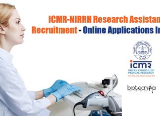 ICMR-NIRRH Research Assistant Recruitment