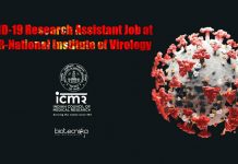 COVID-19 Research Assistant Job at ICMR-National Institute of Virology ICMR-NIV Biotechnology Jobs