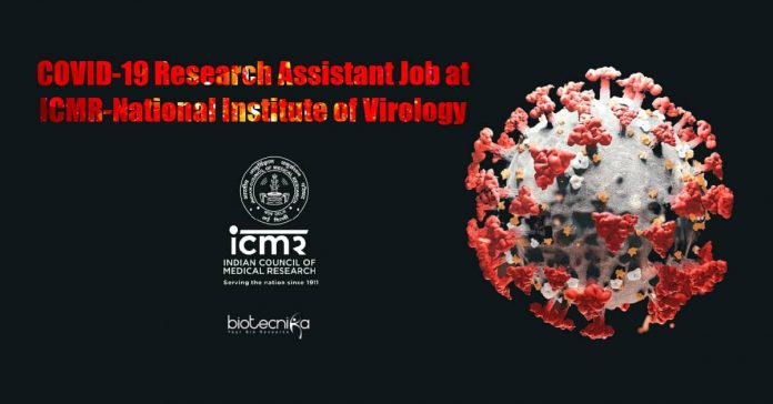 ICMR-NIV Biotechnology Jobs
