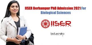 IISER Berhampur Admission 2021