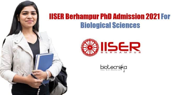 IISER Berhampur Admission 2021