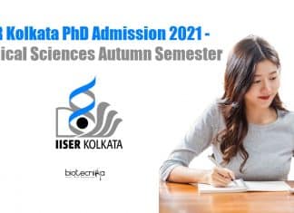 IISER-K PhD Admission 2021