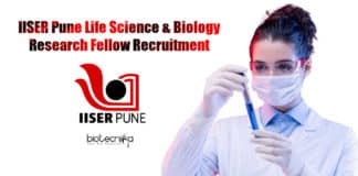 IISER Pune Vacancy SRF
